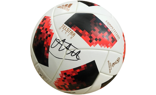 FIFA World Cup Knockout competition ball signed by Xherdan Shaqiri