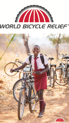 International aid organisation World Bicycle Relief