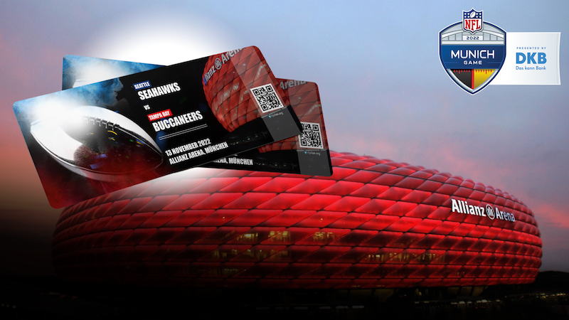 VIPrize - Win 2 NFL tickets (Seahawks vs. Tampa Bay) 2022 in Munich!